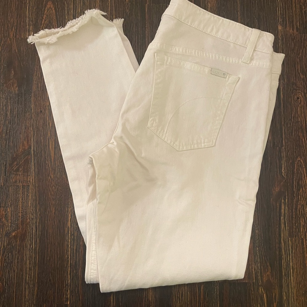 Joes Jeans, Distressed White Skinny, Size 32
